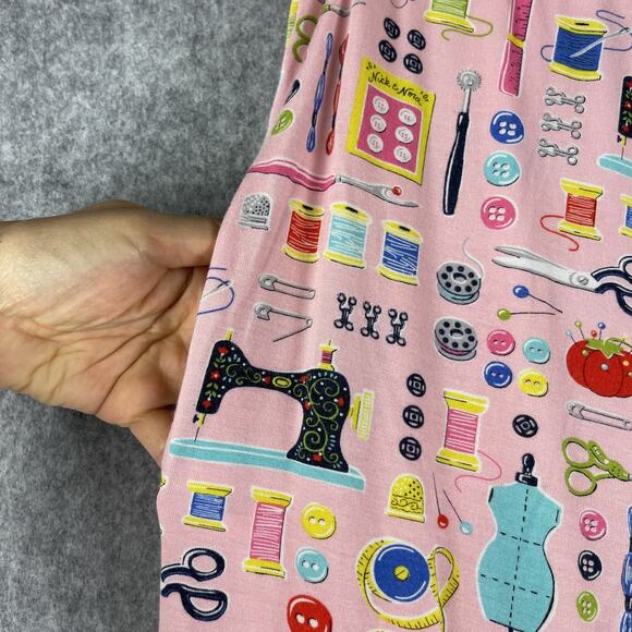 Nick Nora Pajama Lounge Set Womens XL Pink Sewing Seamstress Modal Stretch - Picture 14 of 16